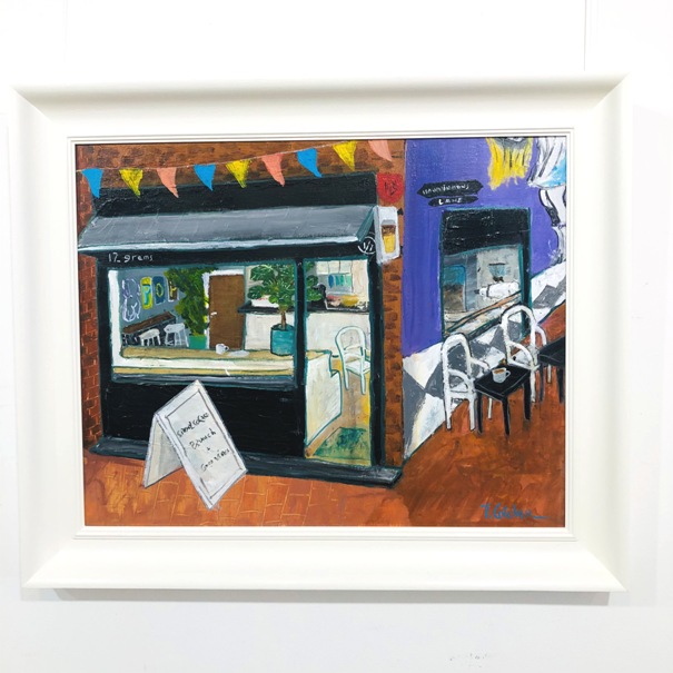 '17 Gram Café, Brighton' by artist Tom Cotcher